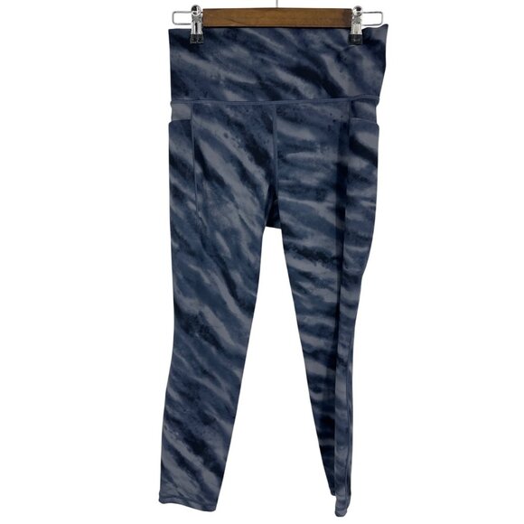 Athleta Women's 25” Salutation Stash Pocket ll 7/8 Tight 599748 Blue Size M - Picture 1 of 11